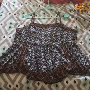 Bell bottom tank top